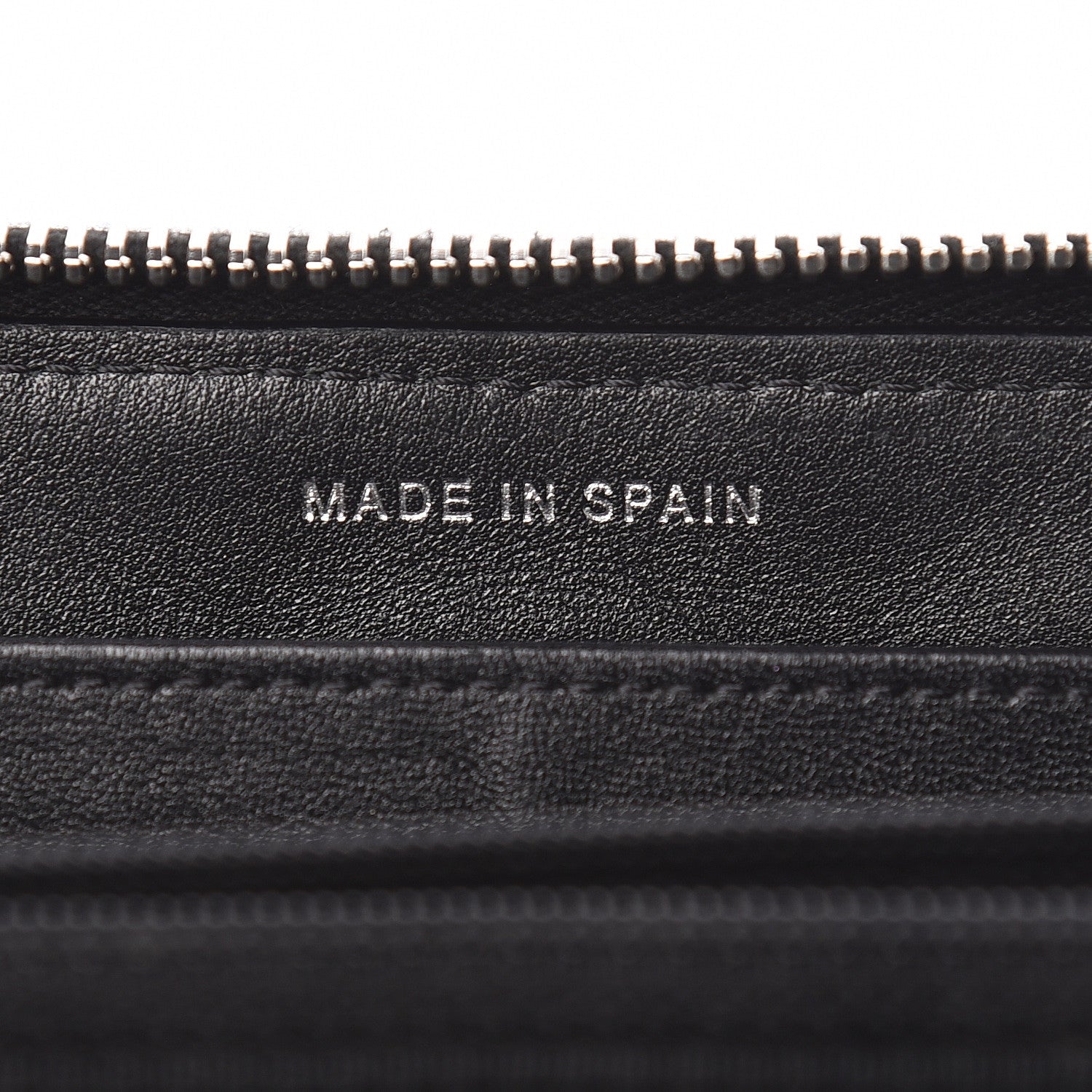 Chanel Patent Quilted Zip Around Wallet Black 7 of 8