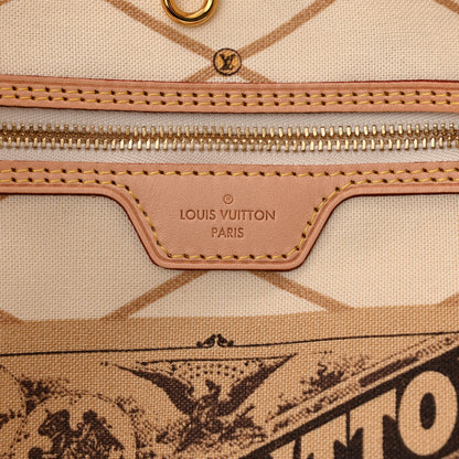 Louis Vuitton Damier Azur Summer Trunks Neo Neverfull MM 6 of 11