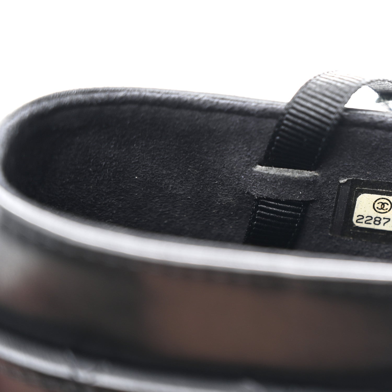 Chanel Lambskin Quilted Chain Around Phone Holder Black 7 of 10