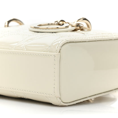 Christian Dior Patent Cannage Small Lady D-Joy Latte 7 of 11