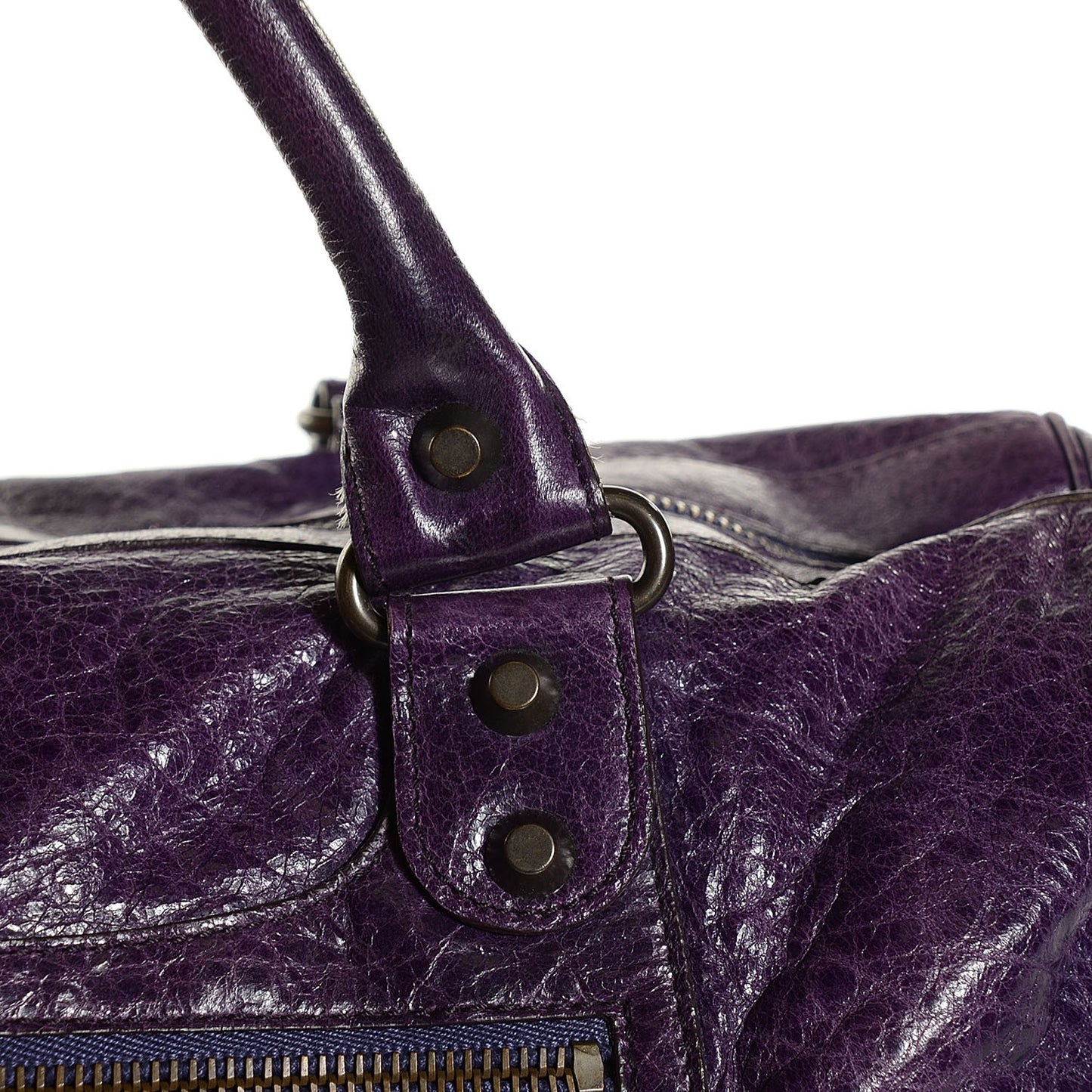Agneau Classic Hardware Twiggy Sapphire