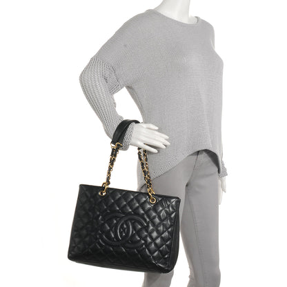 Chanel Caviar Grand Shopping Tote GST Black 2 of 7