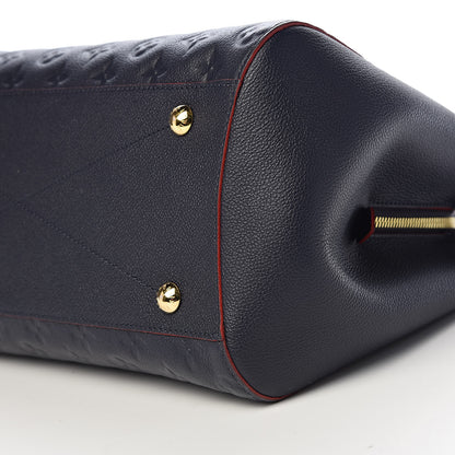 Louis Vuitton Empreinte Montaigne GM Marine Rouge 9 of 10