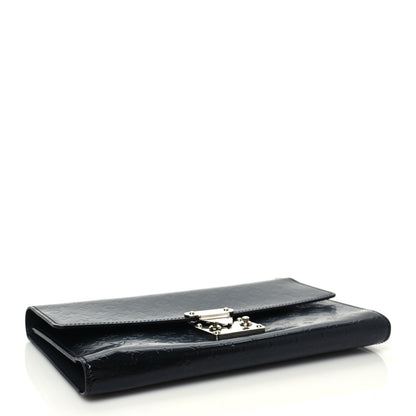 Louis Vuitton Monogram Glace Anouchka Pochette MM Black 6 of 9