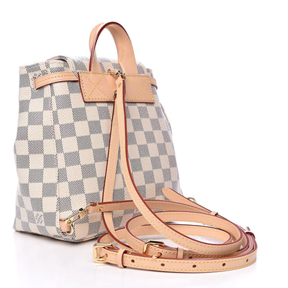 Louis Vuitton Damier Azur Sperone BB Backpack 3 of 8