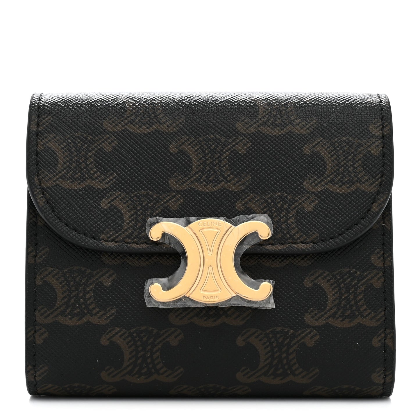 Triomphe Canvas Small Triomphe Wallet Tan