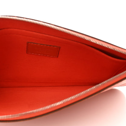Louis Vuitton Epi Neverfull Pochette MM GM Piment 5 of 6
