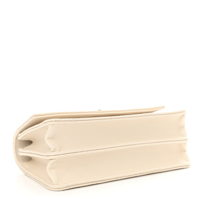Chanel Caviar Quilted Trendy Handle Clutch With Chain Ecru 4 of 12