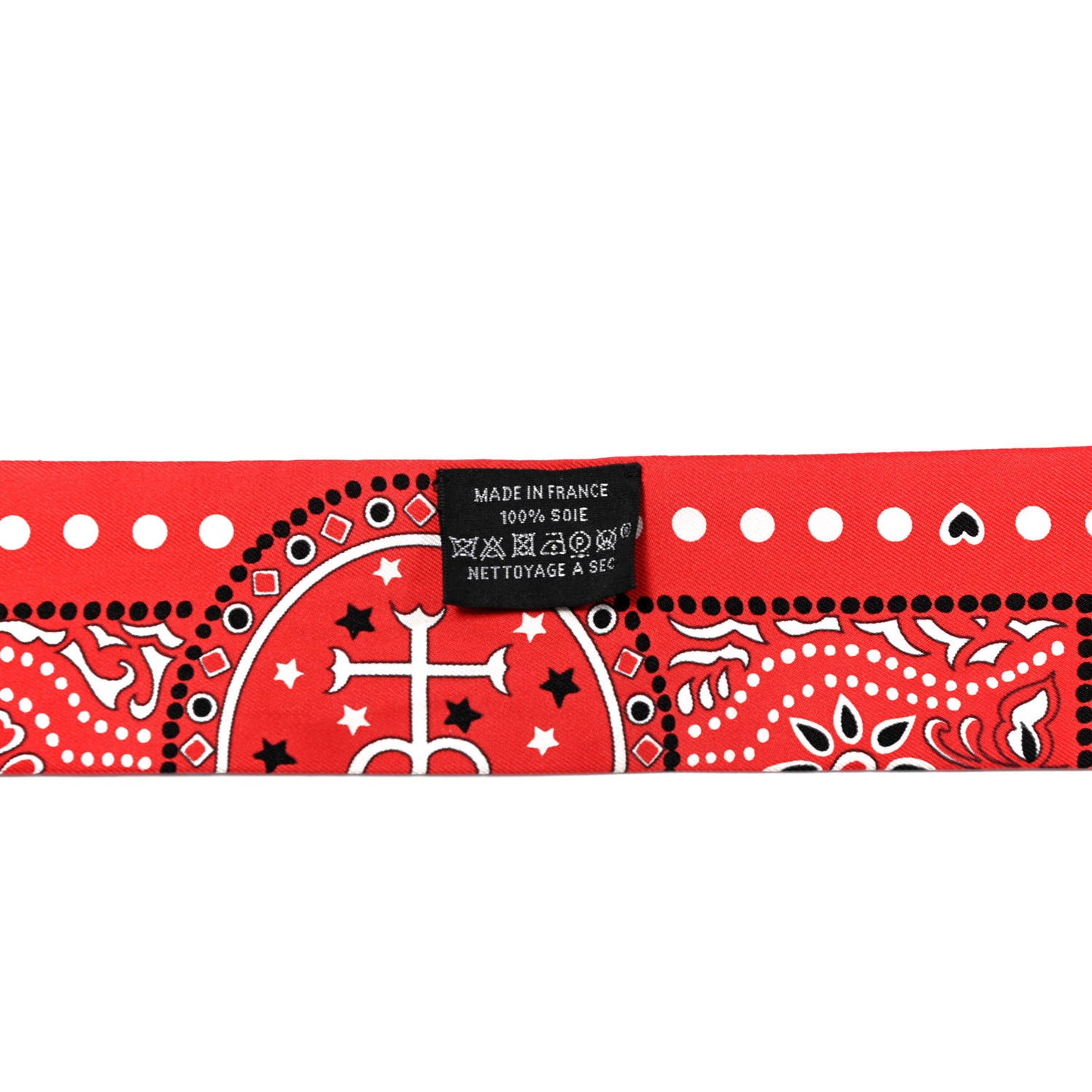 Silk Entre Ciel Et Mer Twilly Rouge White Black