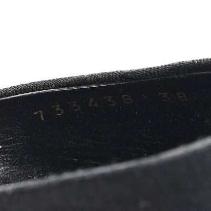 Saint Laurent Jacquard All-Over Monogram Le Maillon 60mm Mules 38 Black 9 of 9