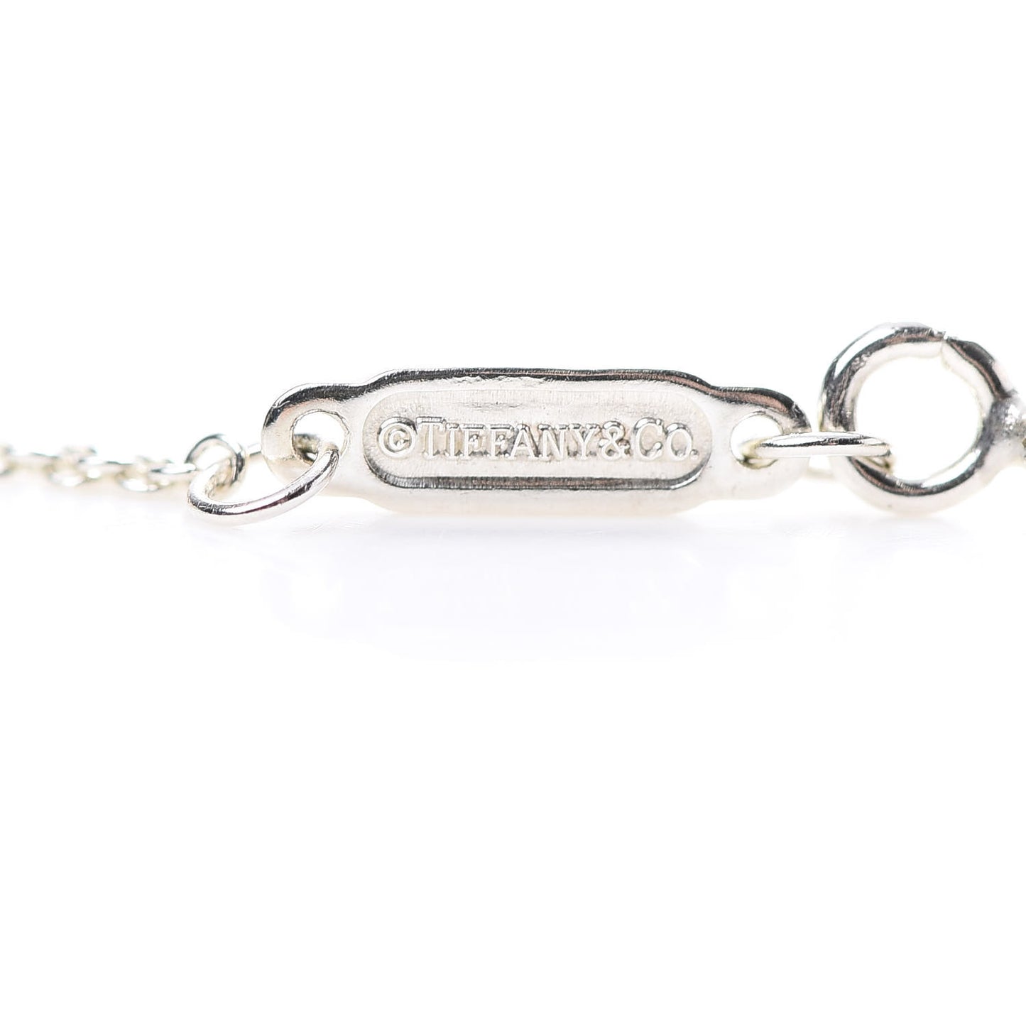 Sterling Silver Small T Smile Pendant Necklace