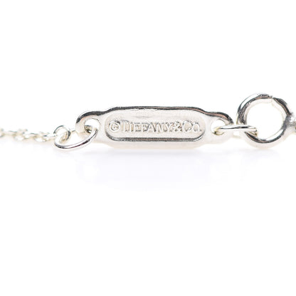 Tiffany Sterling Silver Small T Smile Pendant Necklace 5 of 6