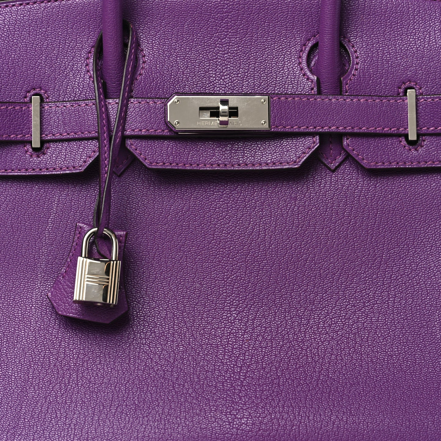 Chevre Mysore Birkin 30 Violet