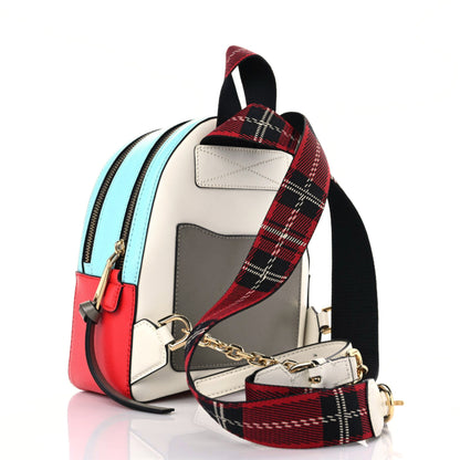 Marc Jacobs Saffiano Mini Snapshot Backpack White Multicolor 2 of 8