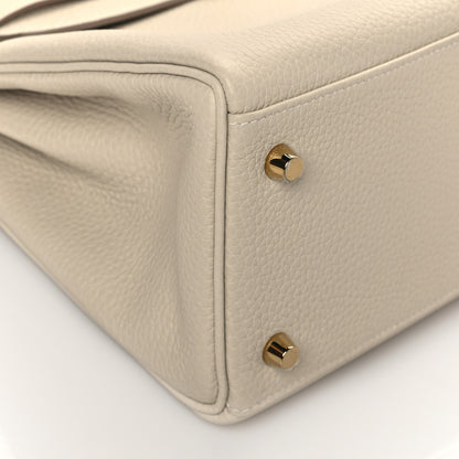 Hermes Taurillon Clemence Kelly Retourne 28 Craie 9 of 11
