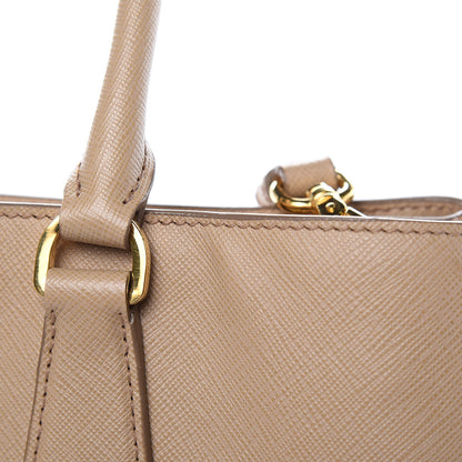 Prada Saffiano Lux Medium Tote Sabbia 14 of 15