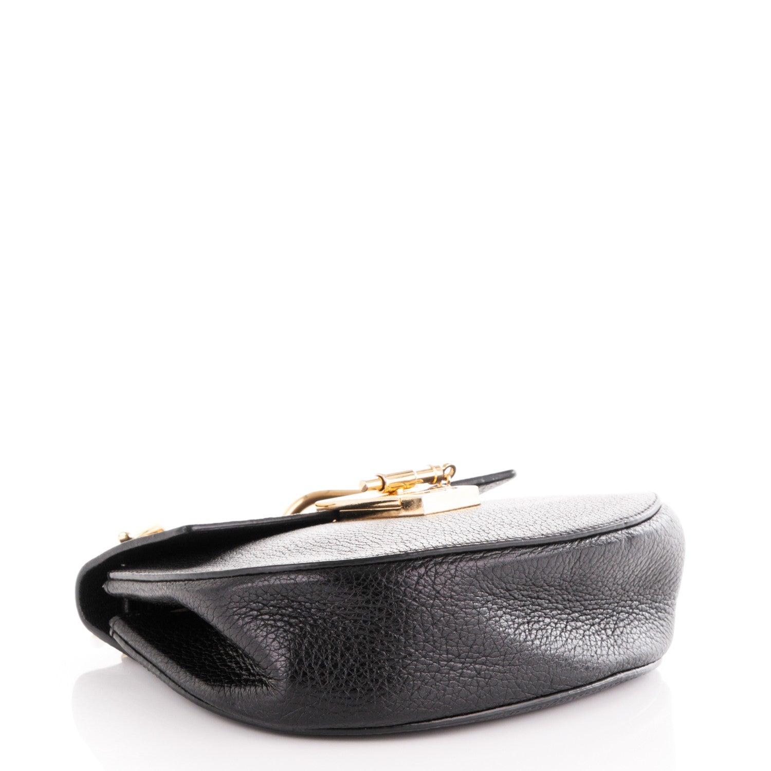 Chloe Grained Lambskin Mini Drew Shoulder Bag Black 4 of 7