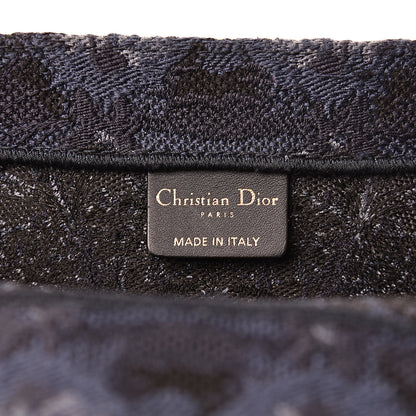 Christian Dior Canvas Embroidered KaleiDioroscopic Book Tote Blue 6 of 15