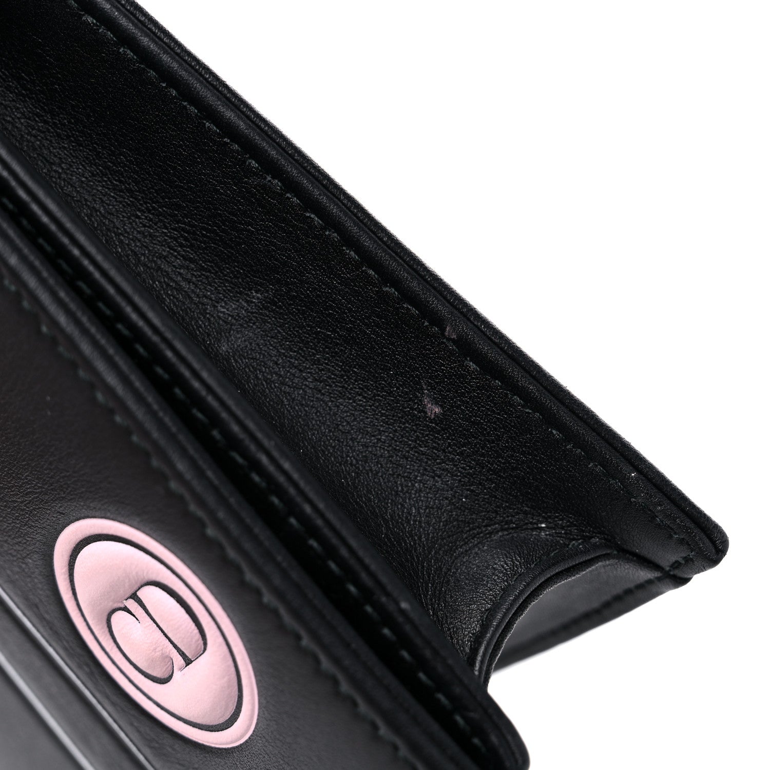 Christian Dior Calfskin Paradise Diorama Croisiere Chain Wallet Black 12 of 12