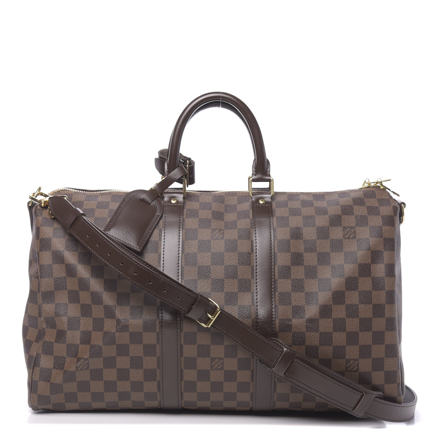 Louis Vuitton Damier Ebene Keepall Bandouliere 45 1 of 10
