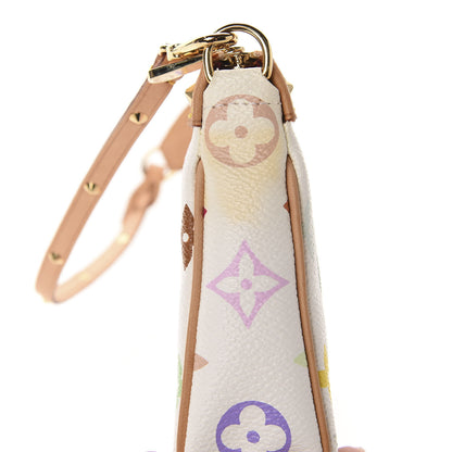 Louis Vuitton Monogram Multicolor Pochette Accessories White 9 of 12