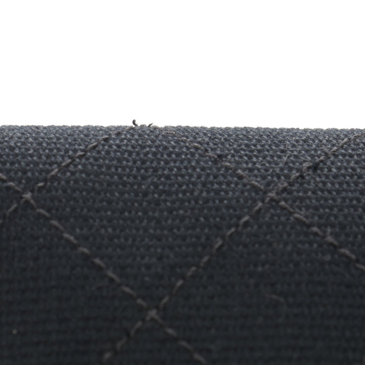 Fabric Quilted Small Flap Bag Navy