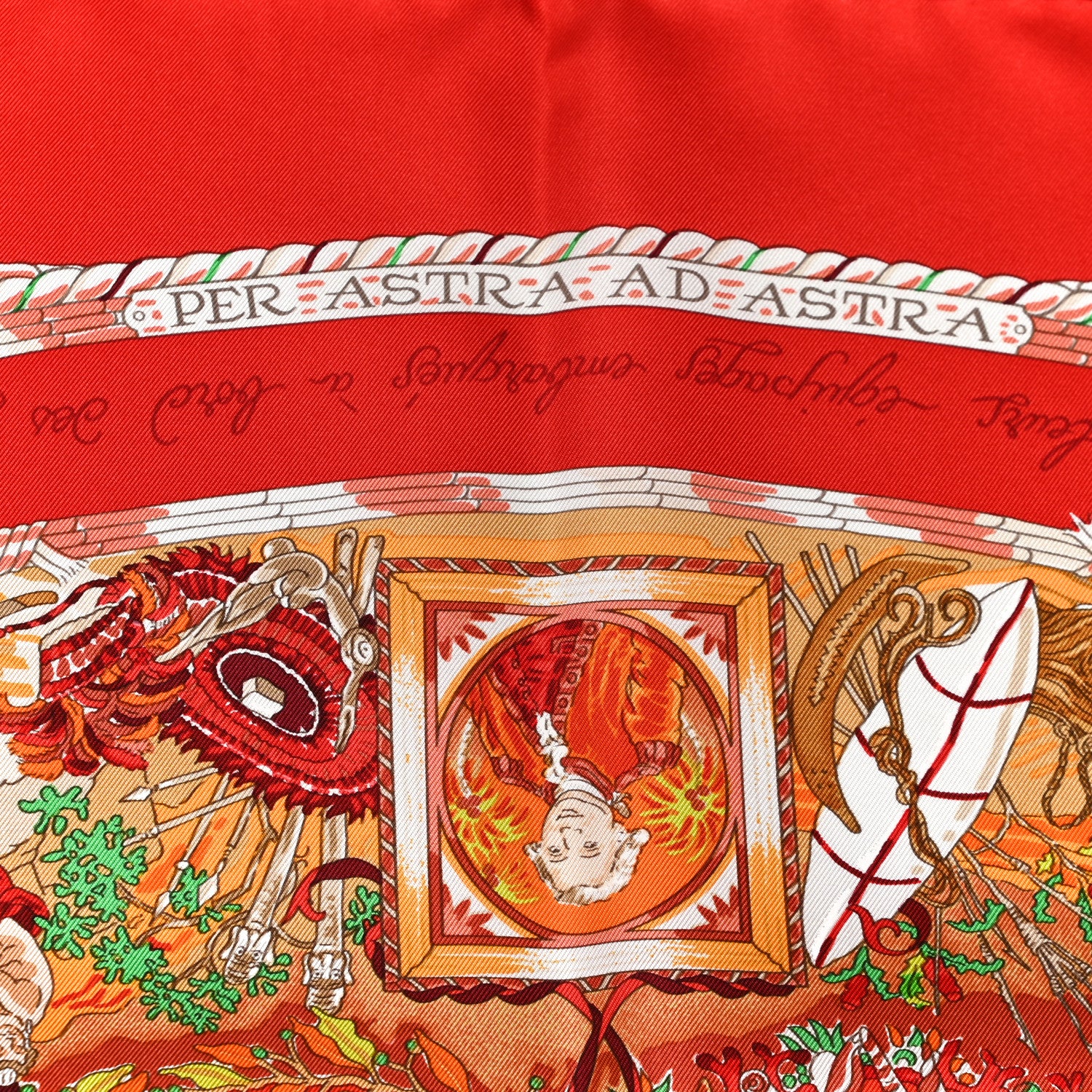 Hermes Silk Per Astra Ad Astra Scarf 90 5 of 6