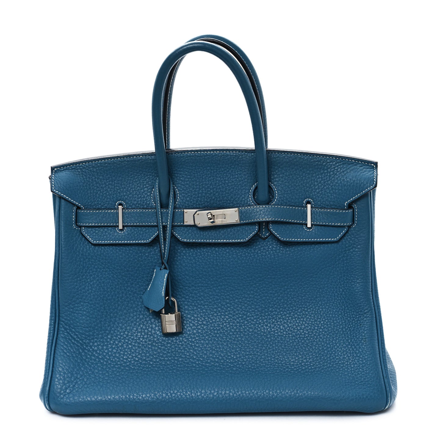 Taurillon Clemence BIRKIN 35 Blue Jean