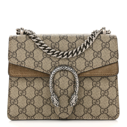 Gucci GG Supreme Monogram Mini Dionysus Shoulder Bag Taupe 1 of 13