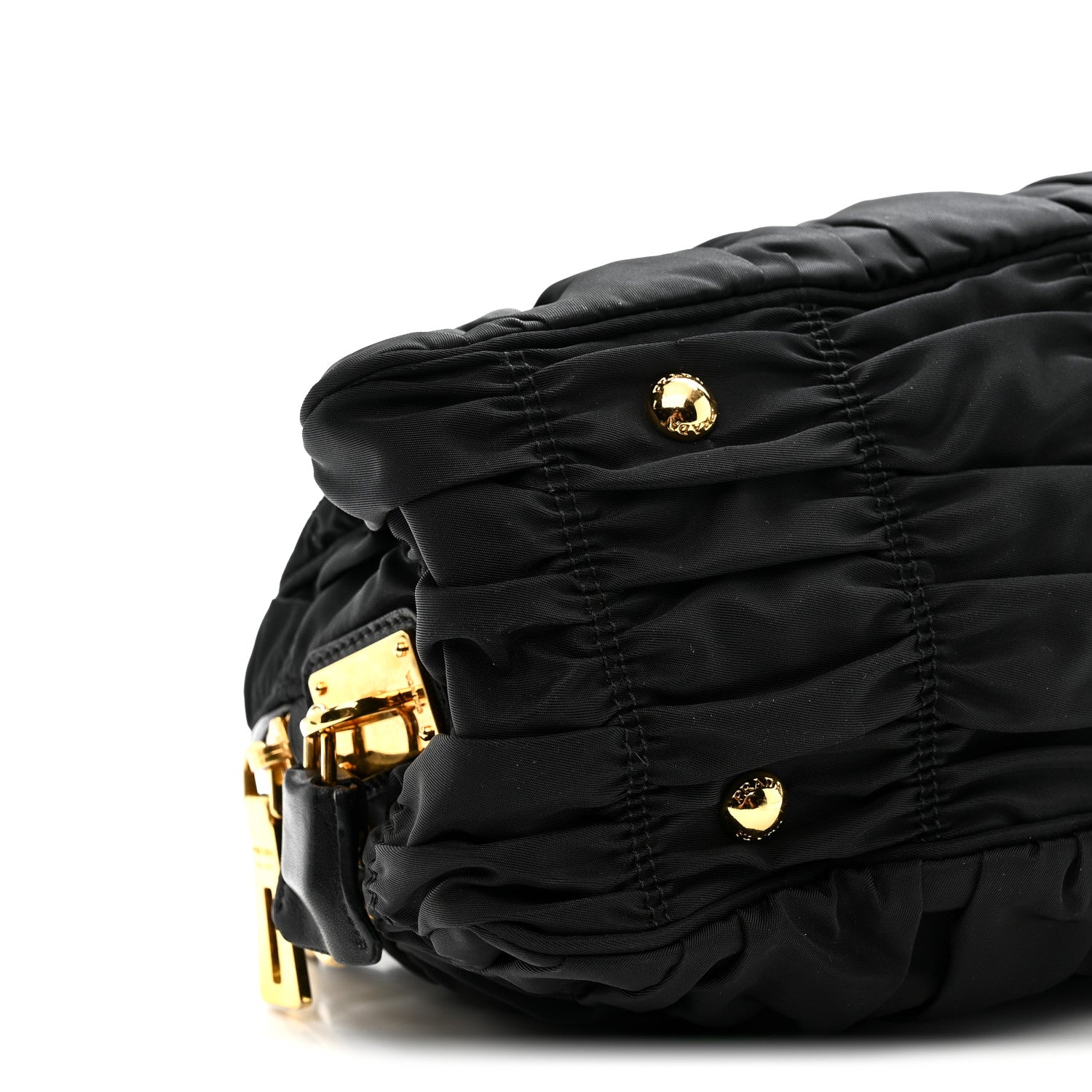 Prada Tessuto Nylon Gaufre Tote Black 9 of 15