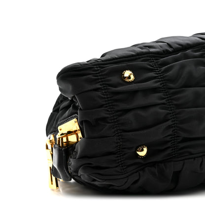 Prada Tessuto Nylon Gaufre Tote Black 9 of 15