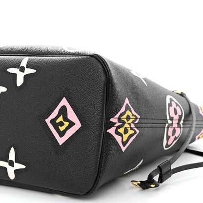 Louis Vuitton Monogram Giant Wild at Heart Neverfull MM Black 9 of 9
