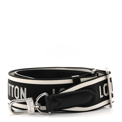 Louis Vuitton Nylon Jacquard Sporty Bandouliere Shoulder Strap Black 1 of 5