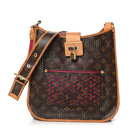 Louis Vuitton Monogram Perforated Musette Fuchsia 1 of 9