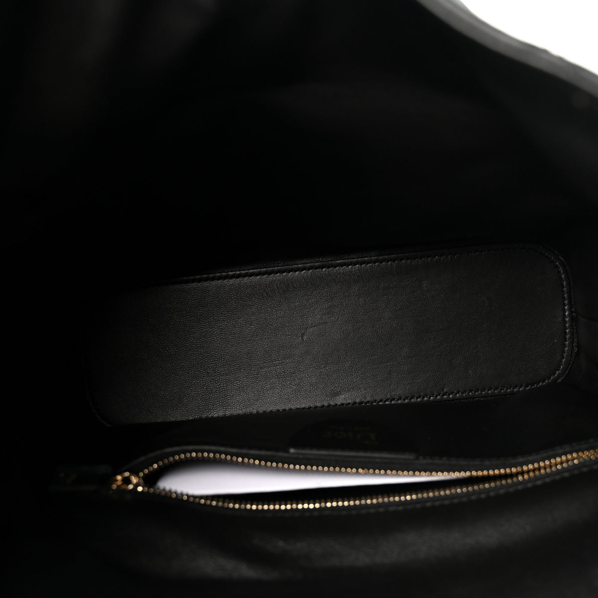 Calfskin Cannage Small Toujours Hobo Black