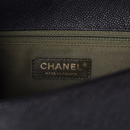 Chanel Caviar Quilted New Medium Boy Flap Black 6 of 10