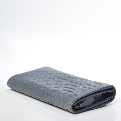 Bottega Veneta Nappa Intrecciato Continental Flap Wallet Krim 6 of 9