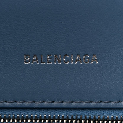 Balenciaga Denim BB Monogram Small Hourglass Top Handle Bag Blue 6 of 11