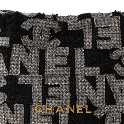 Chanel Wool Tweed Quilted Chanel 22 Grey Black 17 of 21