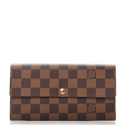 Louis Vuitton Damier Ebene Sarah Wallet 1 of 7