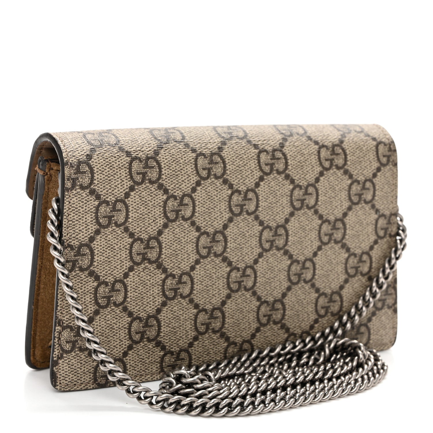 Gucci GG Supreme Monogram Super Mini Dionysus Shoulder Bag Taupe 3 of 11