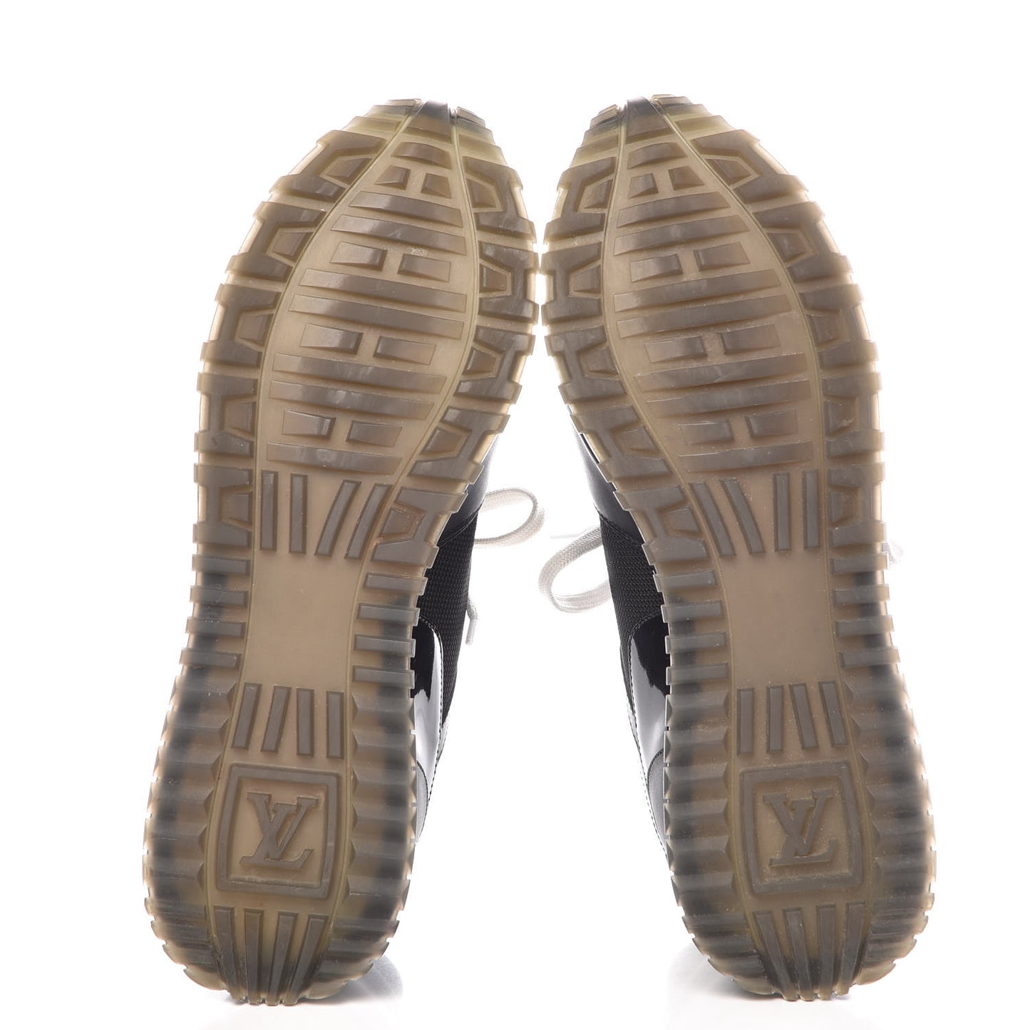 Calfskin Run Away Sneakers 40 Black