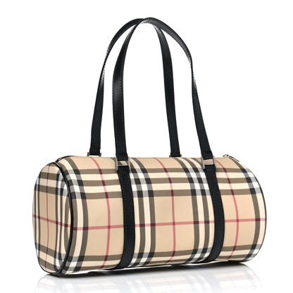 Burberry House Check Barrel Bag Black 2 of 4
