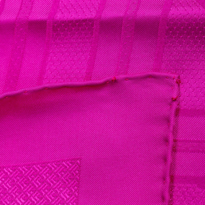 Hermes Silk Quadrige Scarf 90 Cyclamen 5 of 5