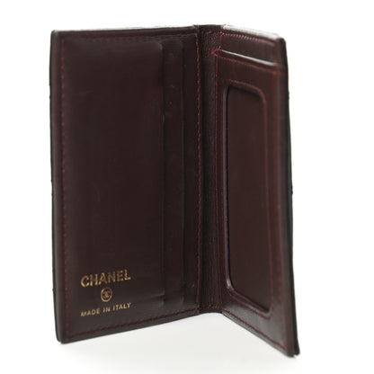 Chanel Lambskin Quilted Card Holder Wallet Black 5 of 14