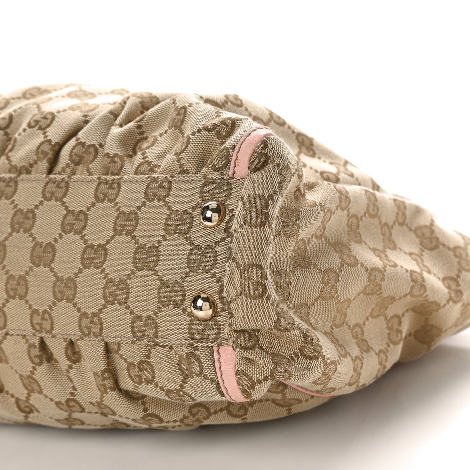 Gucci Monogram D Gold Tote Pink 10 of 15