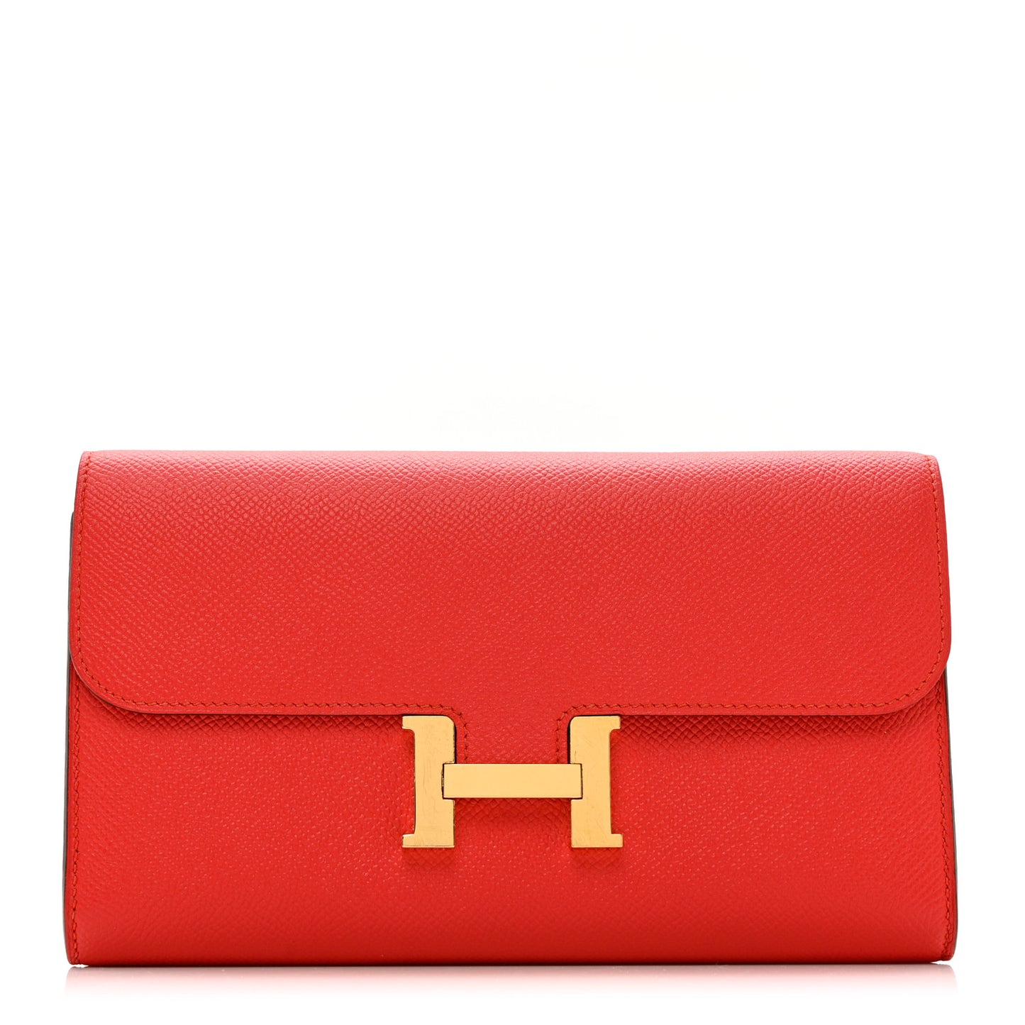Epsom Constance Long Wallet Rouge Tomate