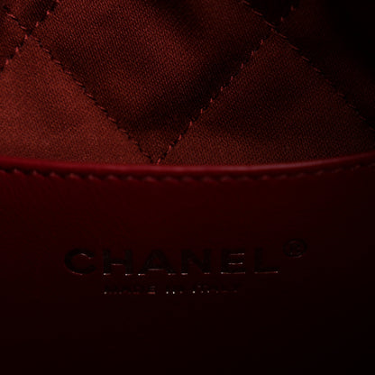 Chanel Shiny Calfskin Quilted Mini Chanel 22 Red 6 of 11