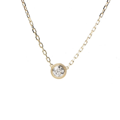 Cartier 18K Yellow Gold Diamond LM D'Amour Pendant Necklace 3 of 5