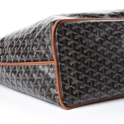 Goyard Goyardine Reversible Anjou GM Black Gold 8 of 9